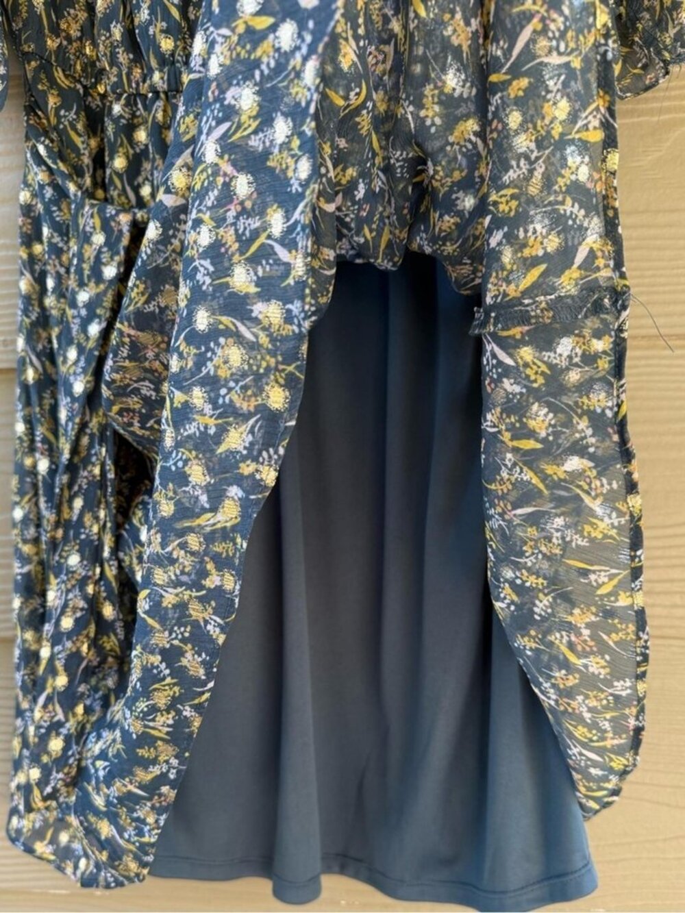 Conrad Green Gold Chiffon